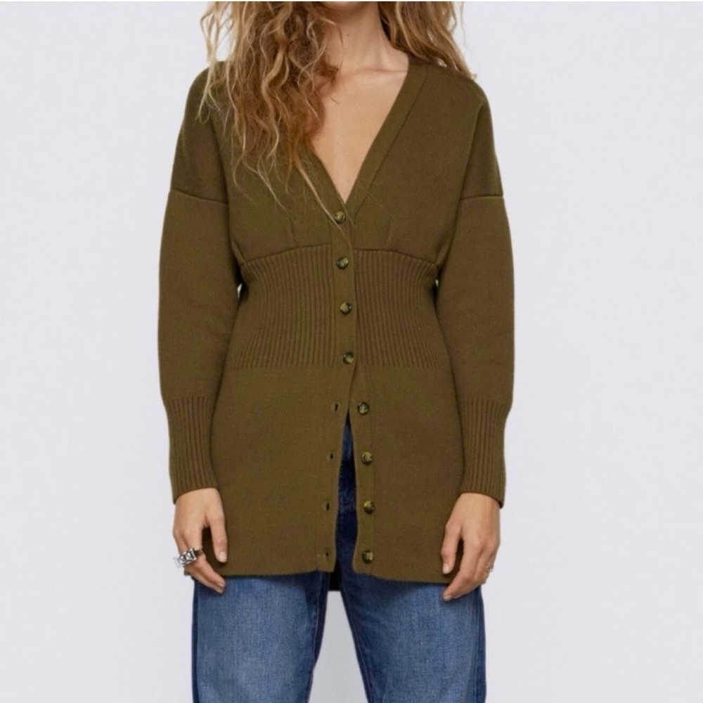 Zara Oversized Cardigan Sweater